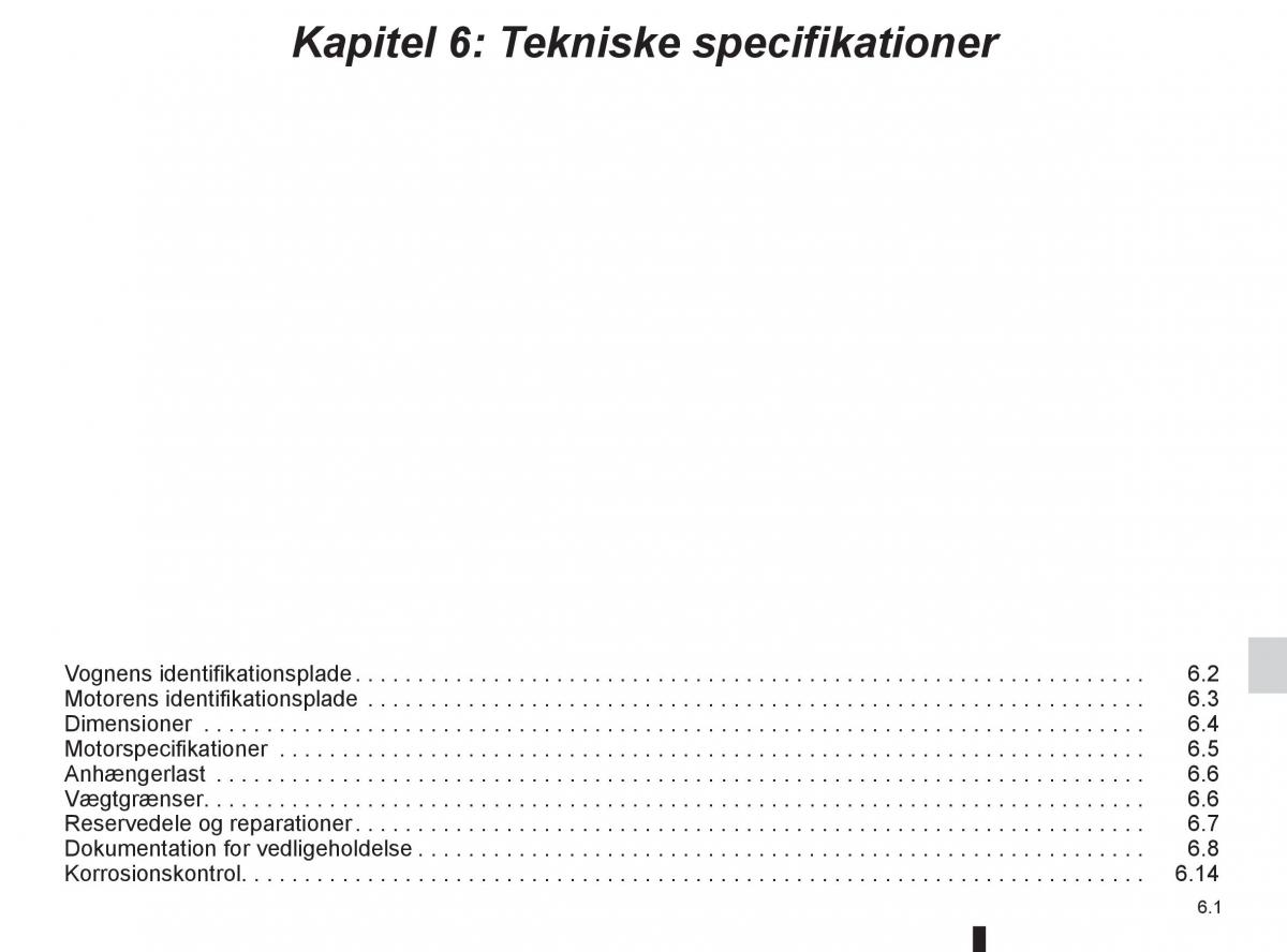 Renault Captur Bilens instruktionsbog / page 209