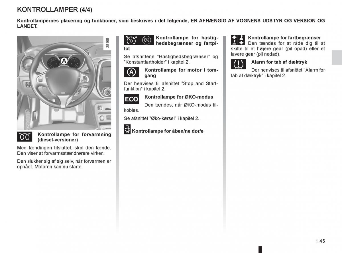 Renault Captur Bilens instruktionsbog / page 51