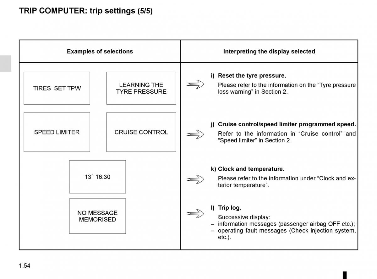 Renault Captur owners manual / page 60