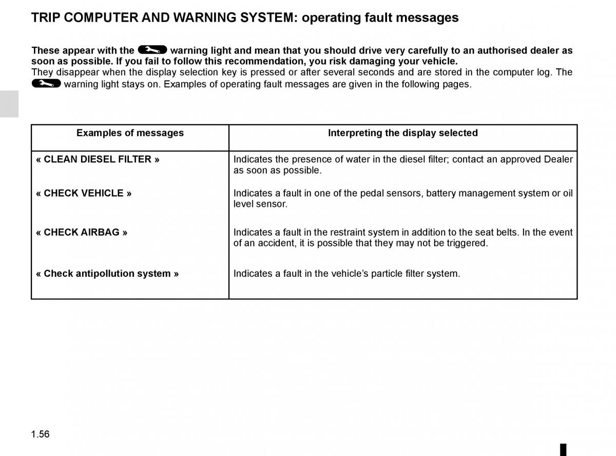 Renault Captur owners manual / page 62