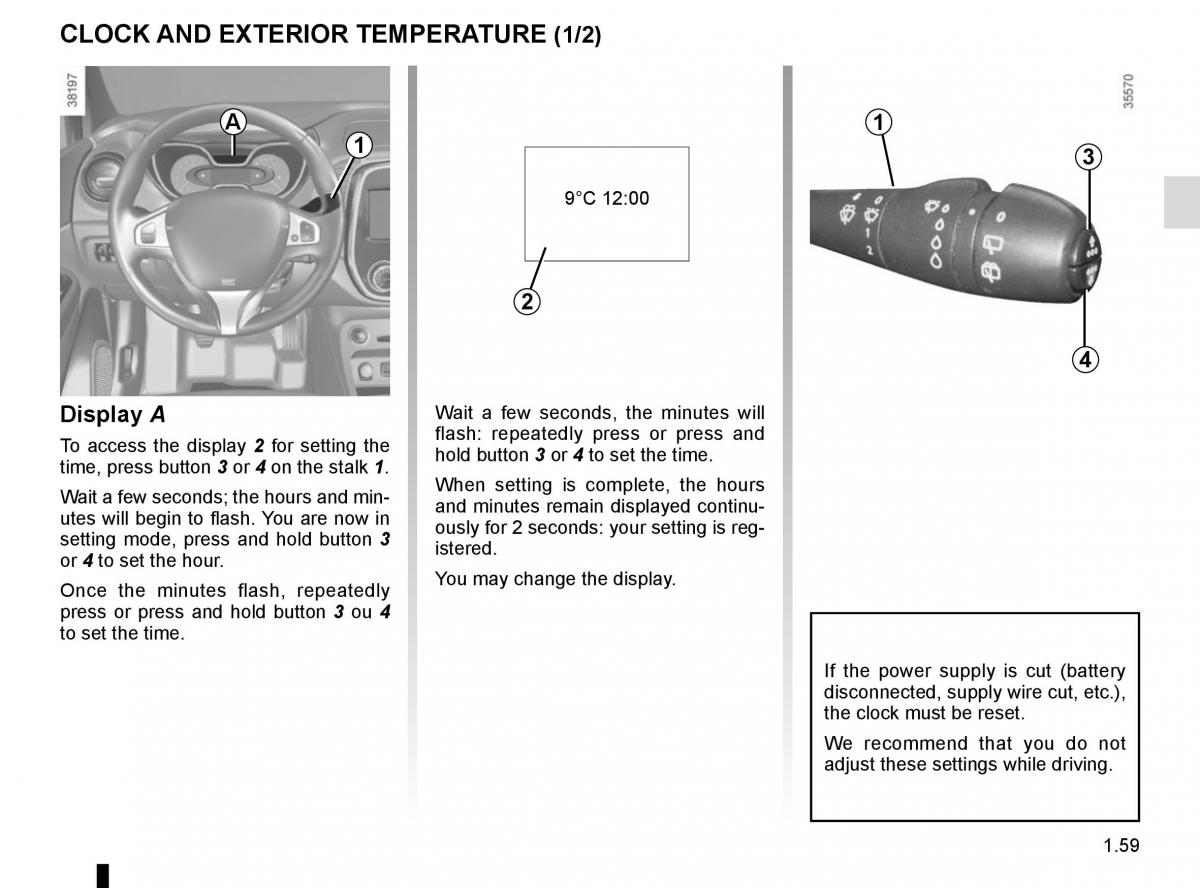 Renault Captur owners manual / page 65