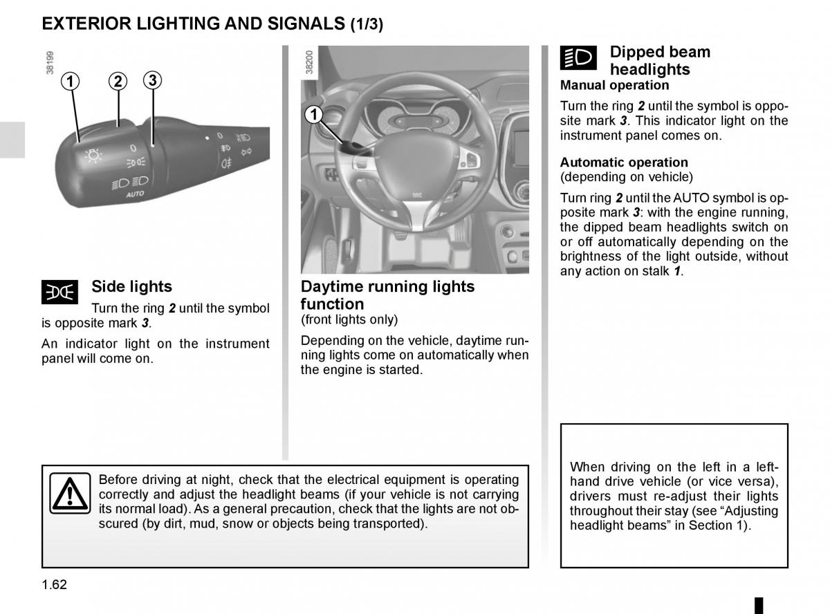 Renault Captur owners manual / page 68