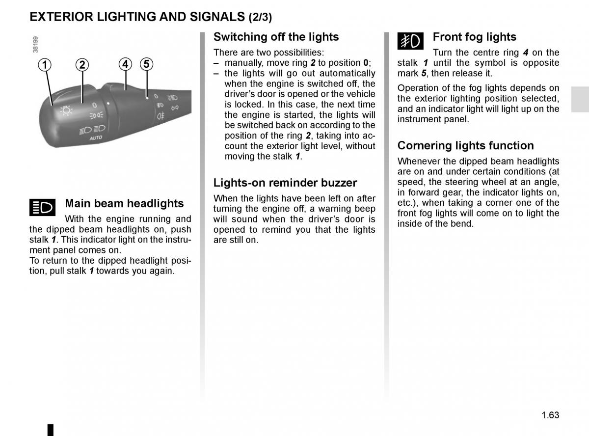 Renault Captur owners manual / page 69