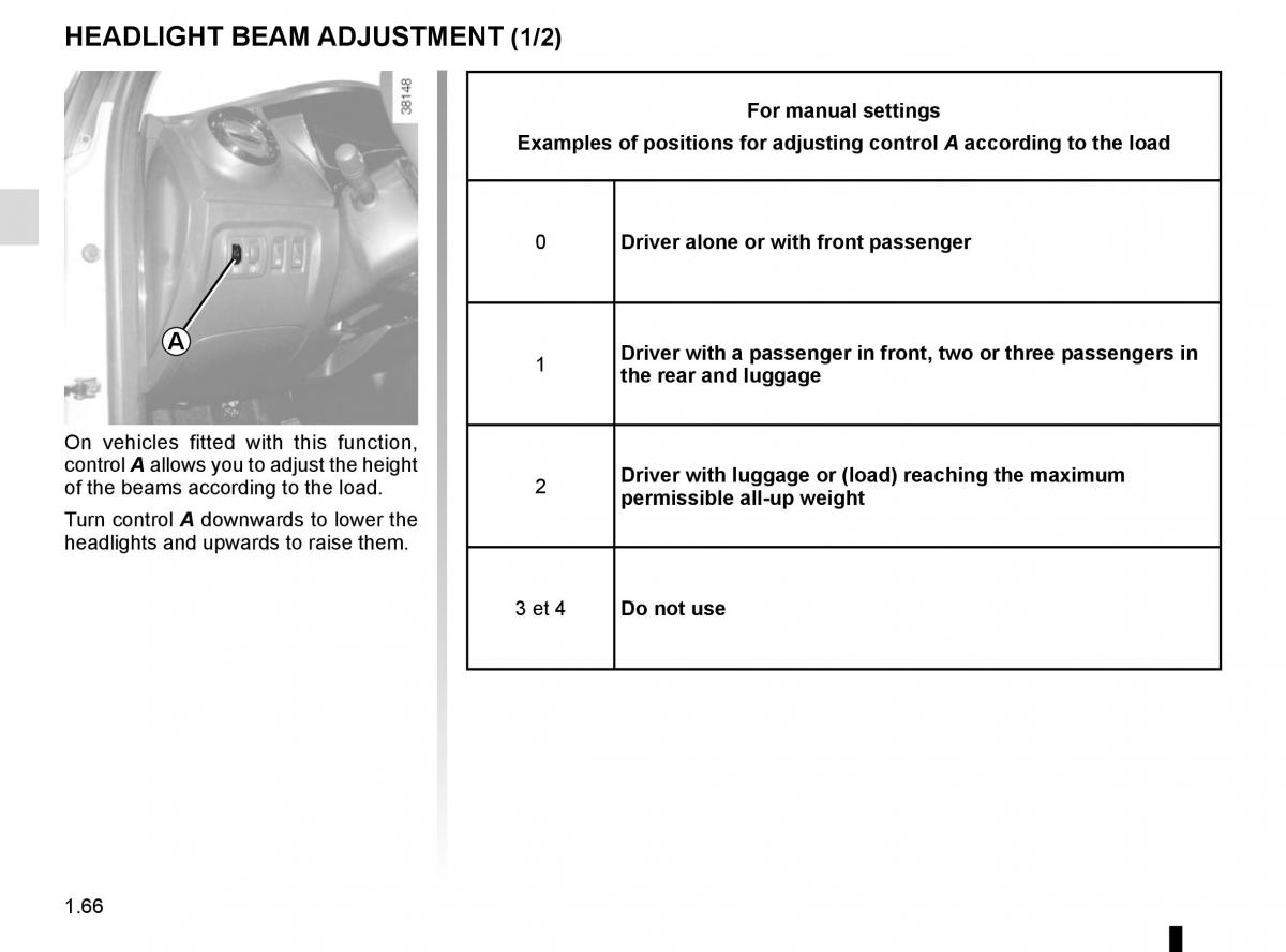 Renault Captur owners manual / page 72