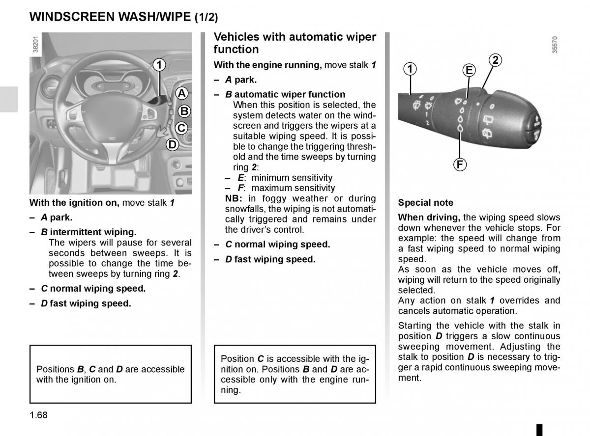 Renault Captur owners manual / page 74