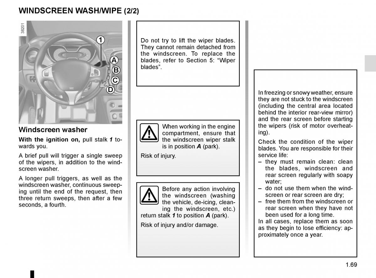 Renault Captur owners manual / page 75