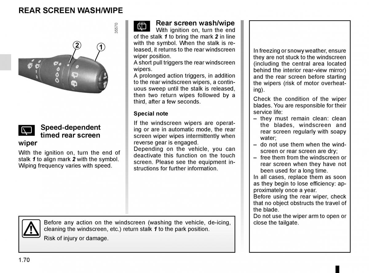 Renault Captur owners manual / page 76