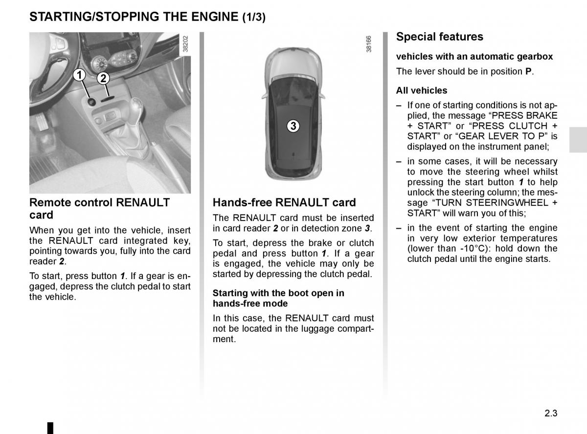 Renault Captur owners manual / page 83