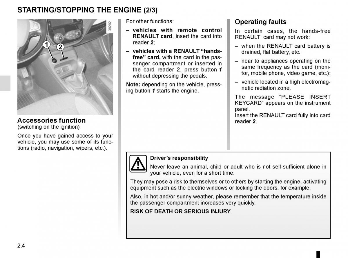 Renault Captur owners manual / page 84