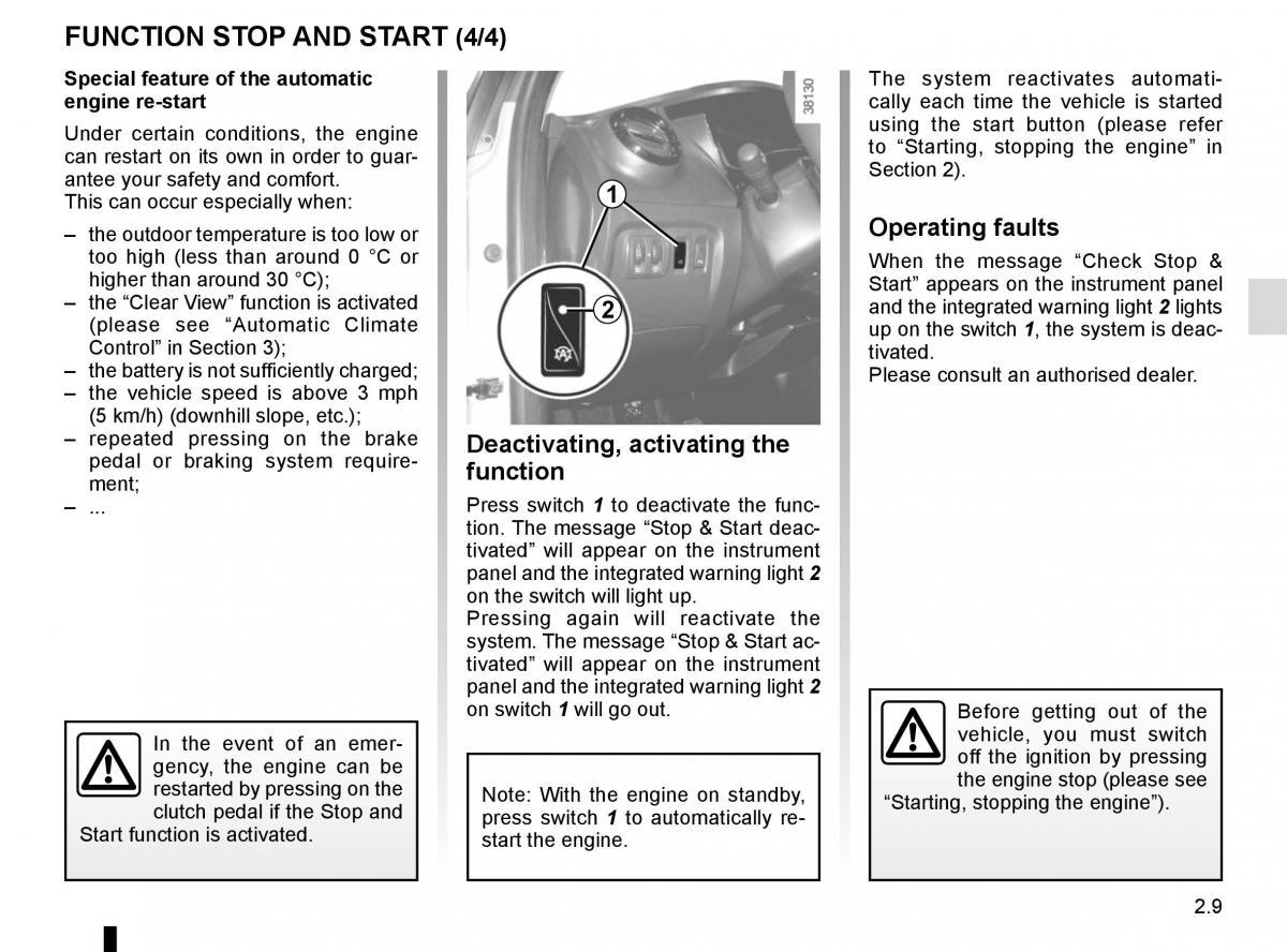 Renault Captur owners manual / page 89