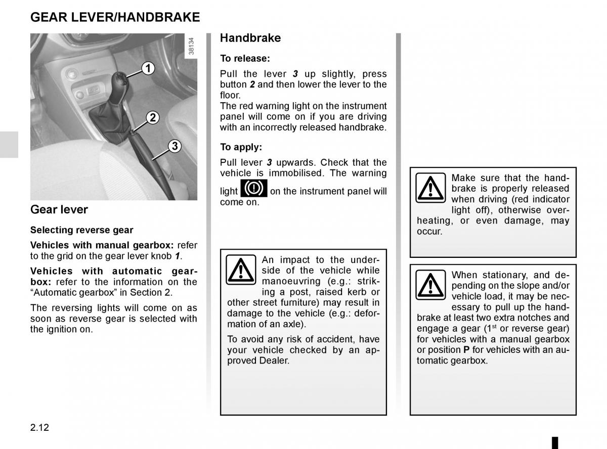 Renault Captur owners manual / page 92