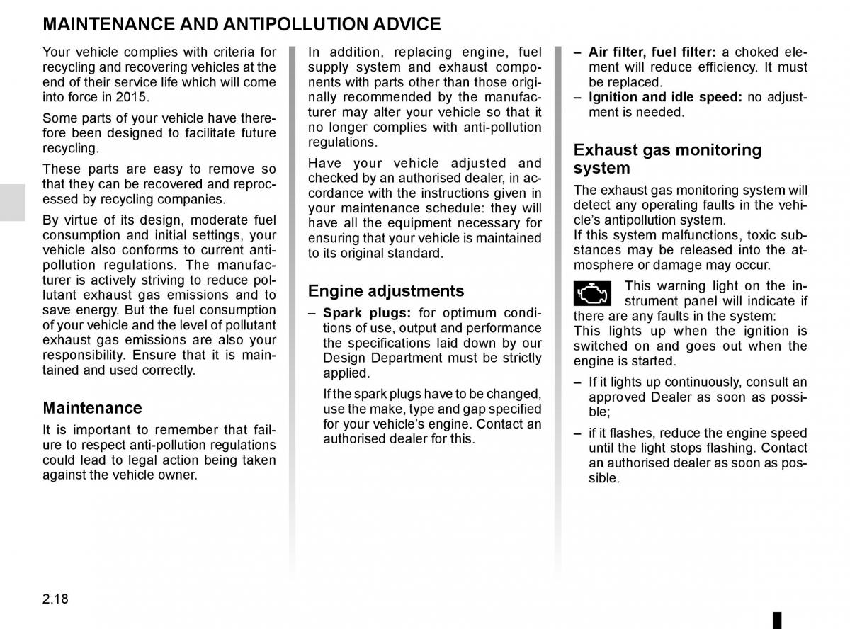 Renault Captur owners manual / page 98