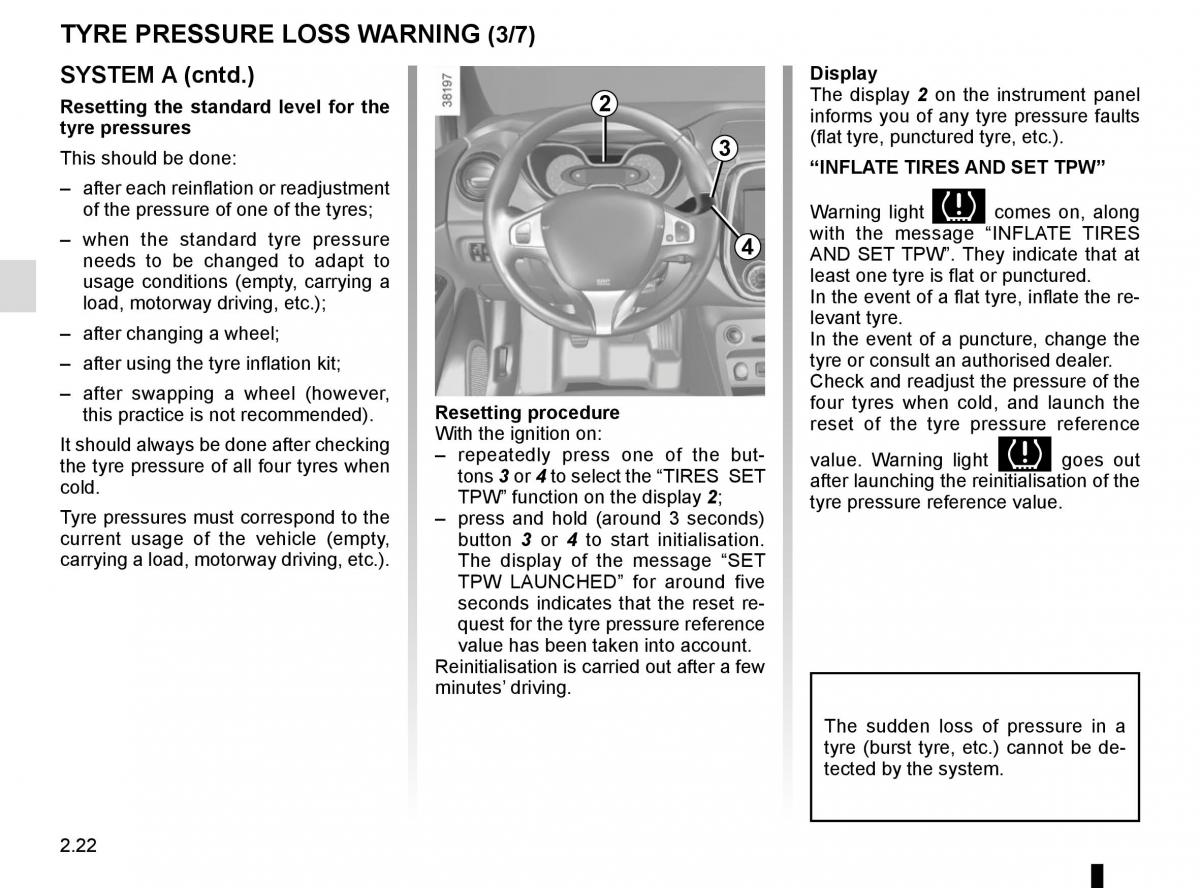 Renault Captur owners manual / page 102