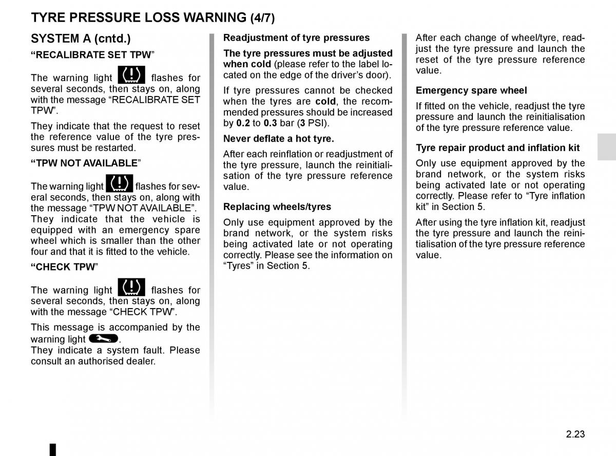 Renault Captur owners manual / page 103