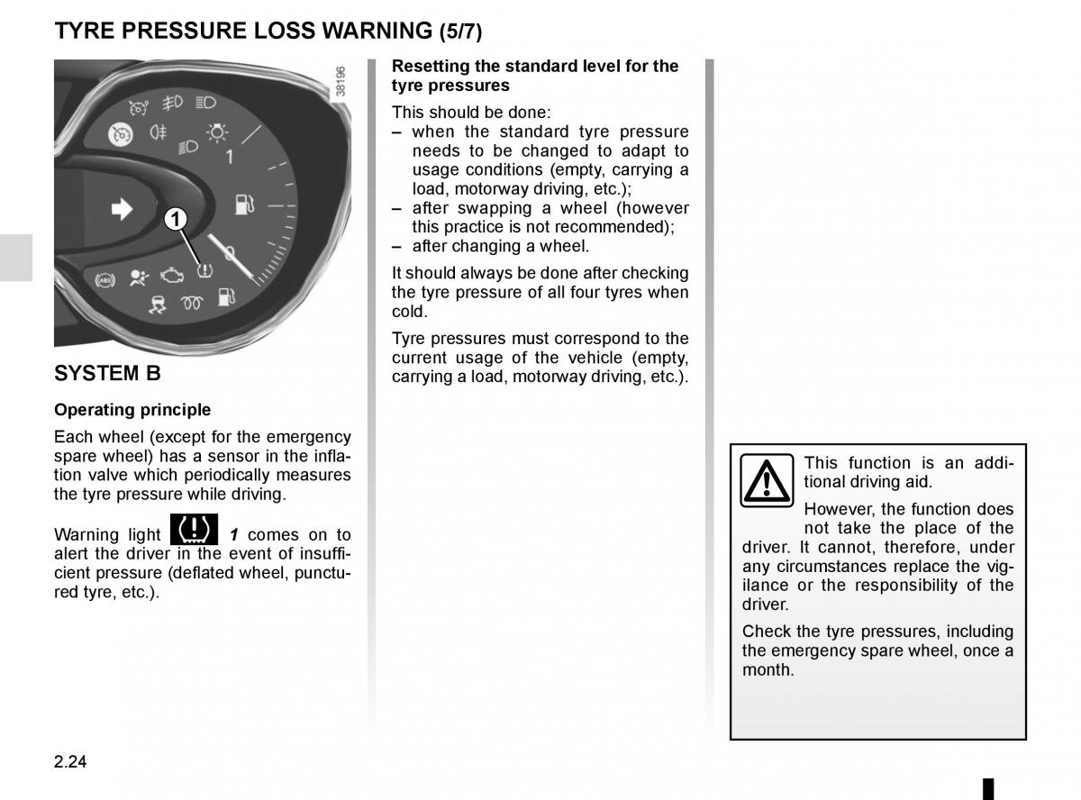 Renault Captur owners manual / page 104