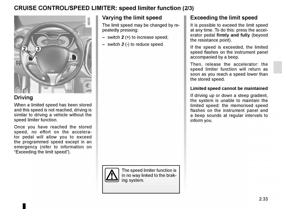 Renault Captur owners manual / page 113