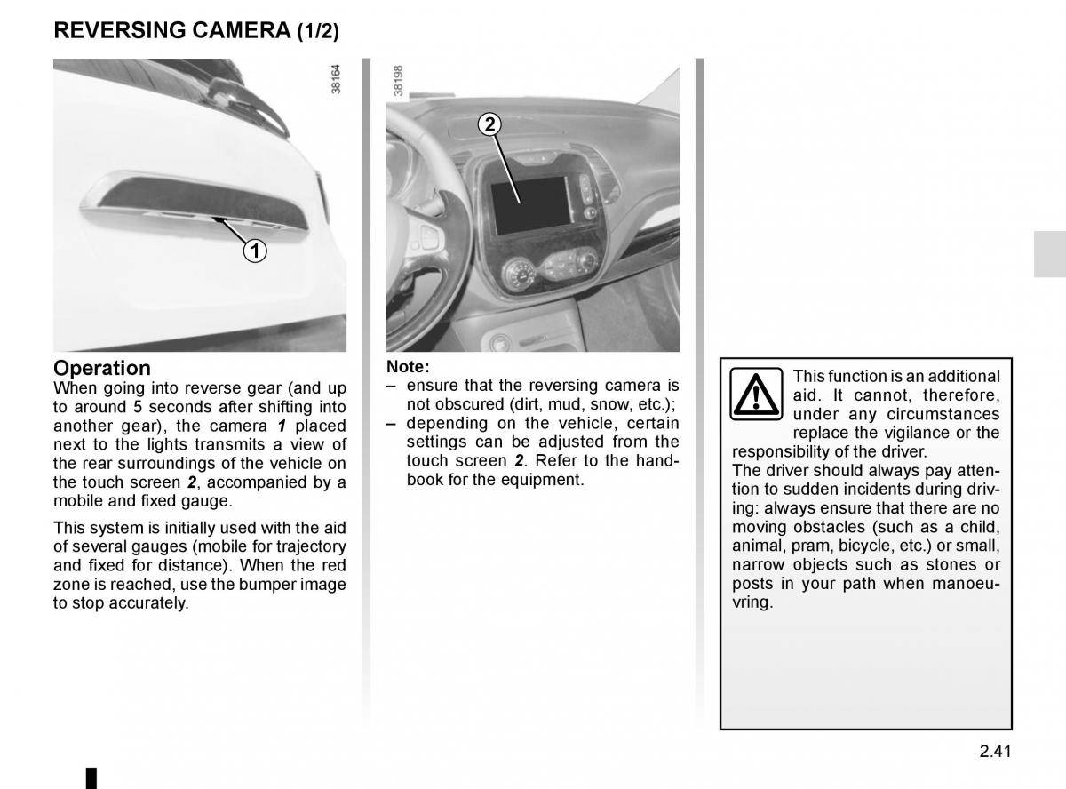 Renault Captur owners manual / page 121