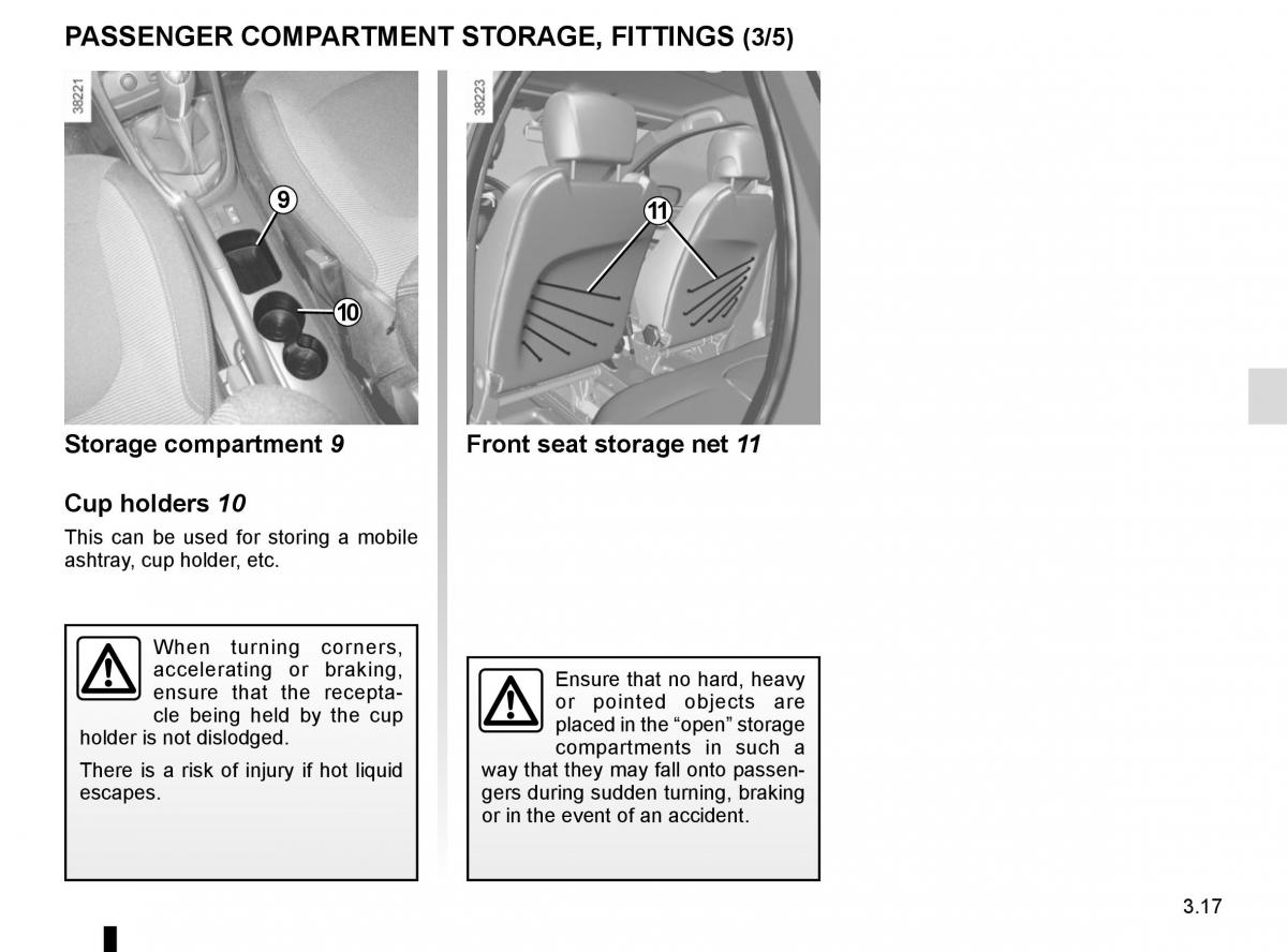 Renault Captur owners manual / page 143