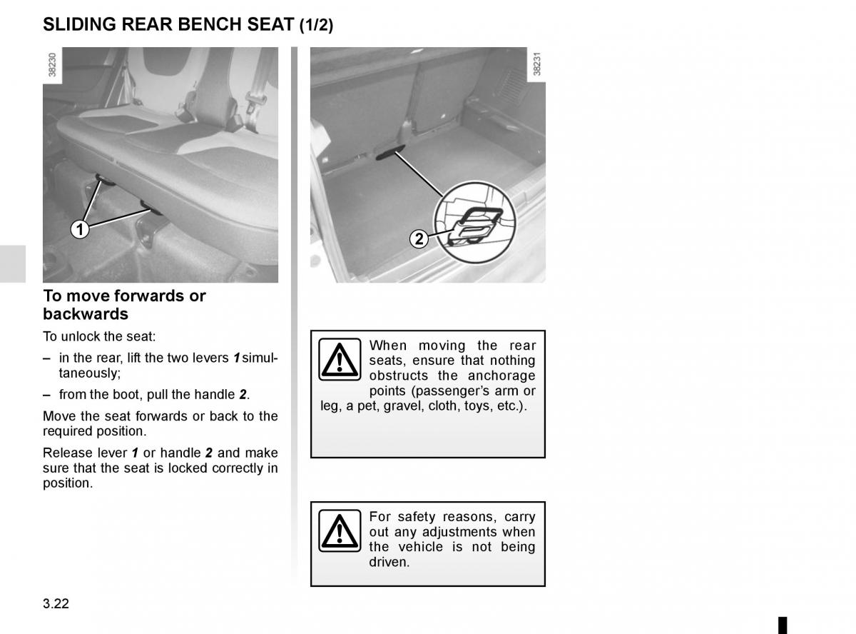 Renault Captur owners manual / page 148