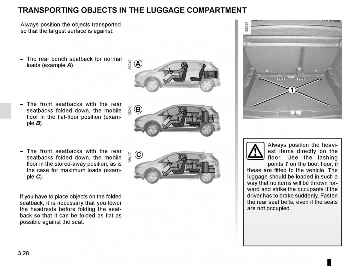 Renault Captur owners manual / page 154