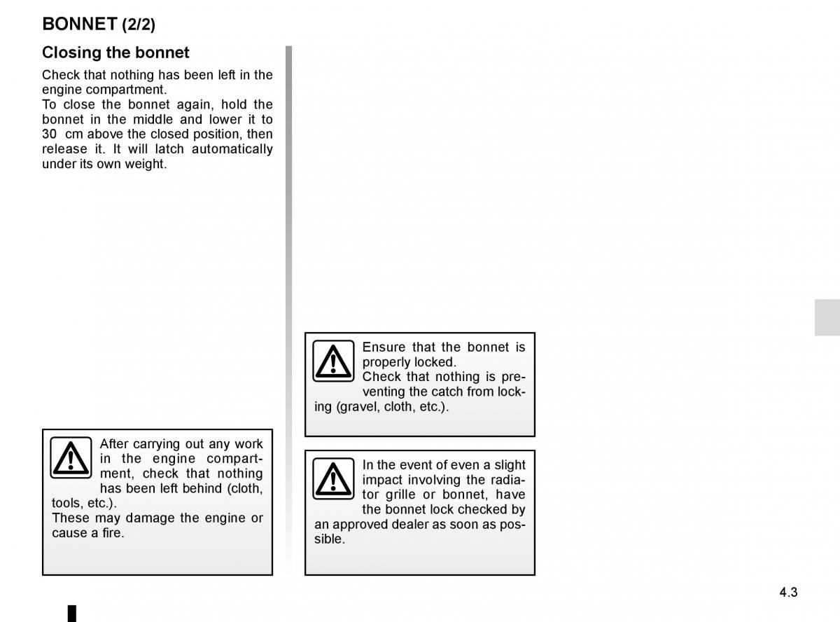 Renault Captur owners manual / page 161