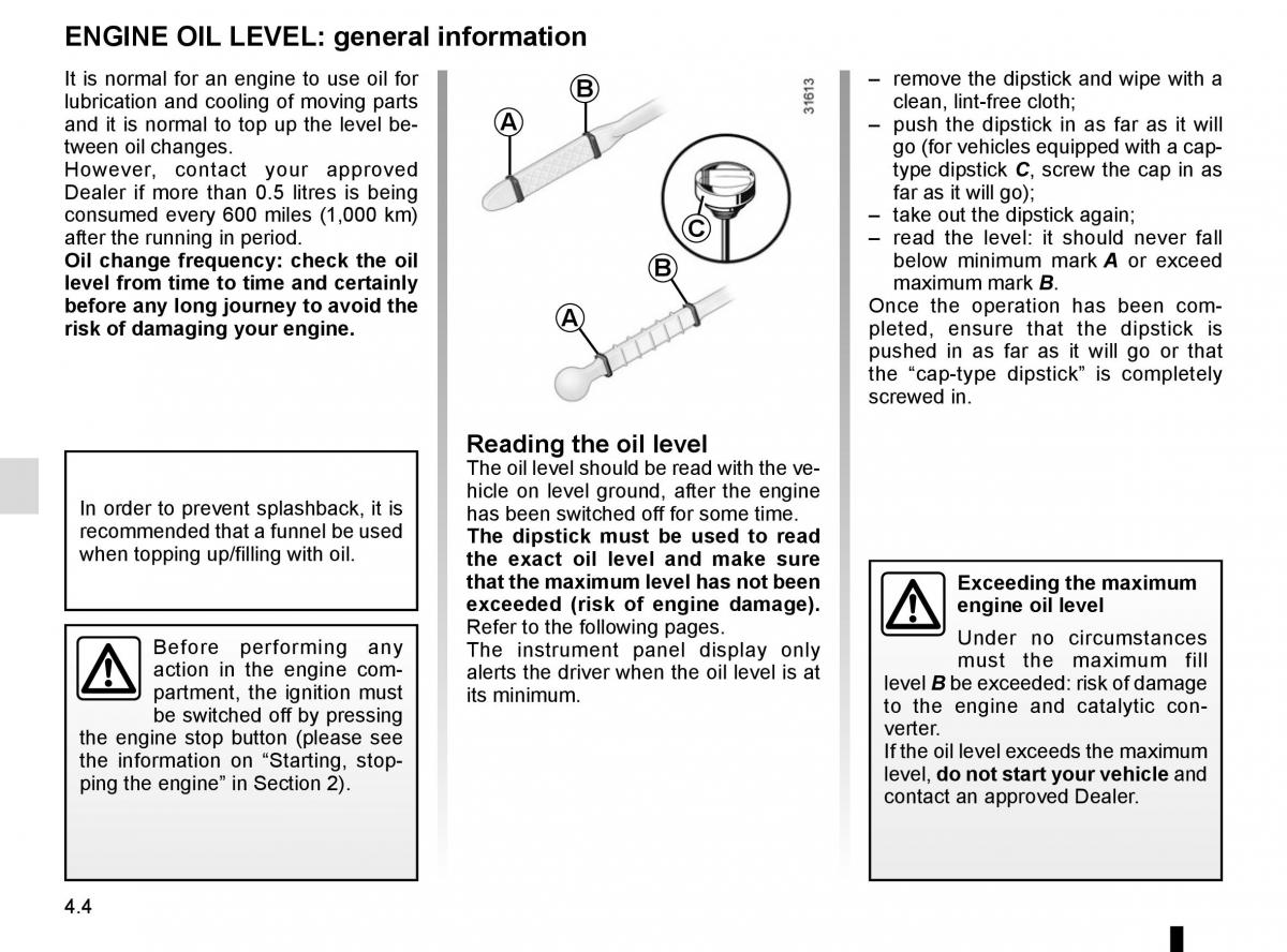 Renault Captur owners manual / page 162