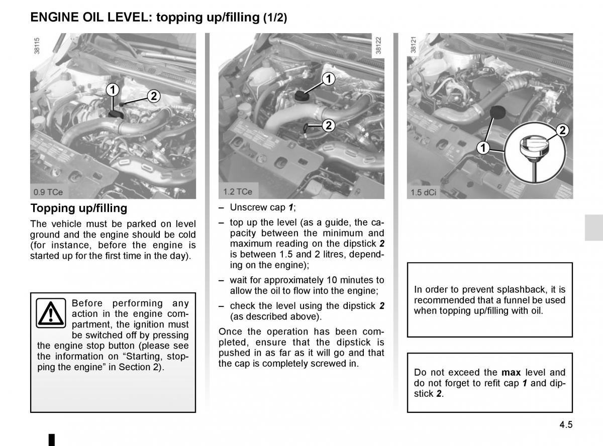 Renault Captur owners manual / page 163