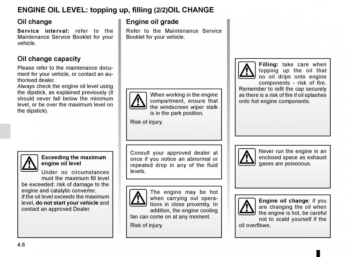 Renault Captur owners manual / page 164