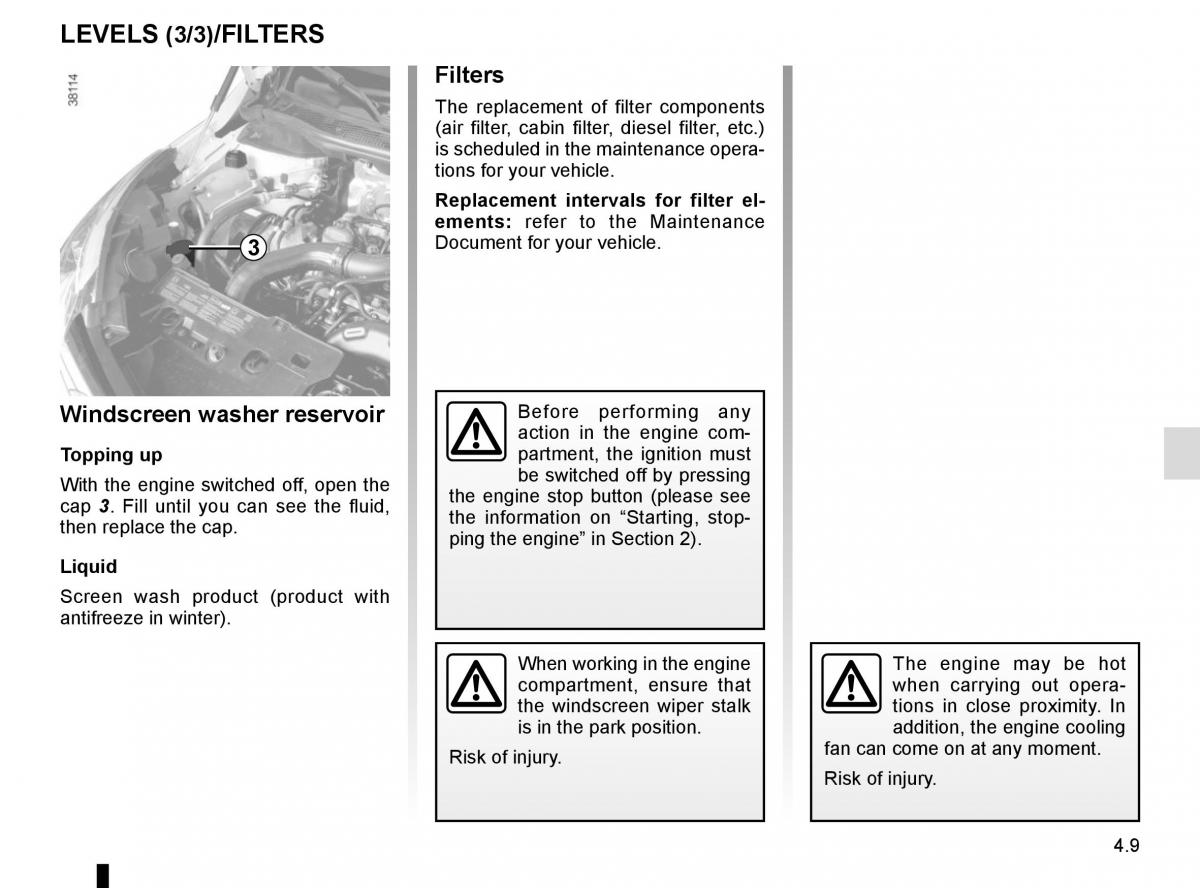 Renault Captur owners manual / page 167