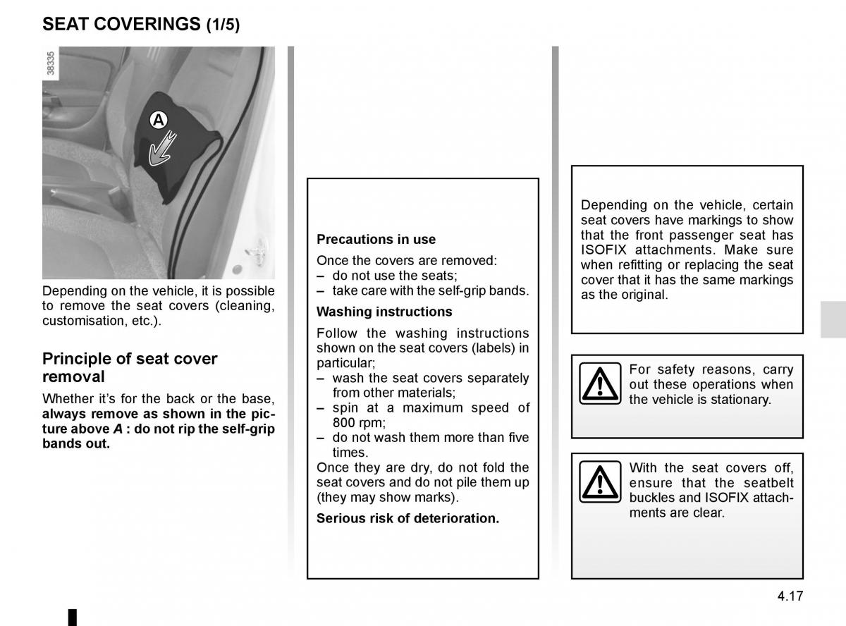 Renault Captur owners manual / page 175