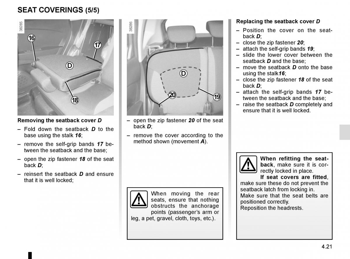 Renault Captur owners manual / page 179