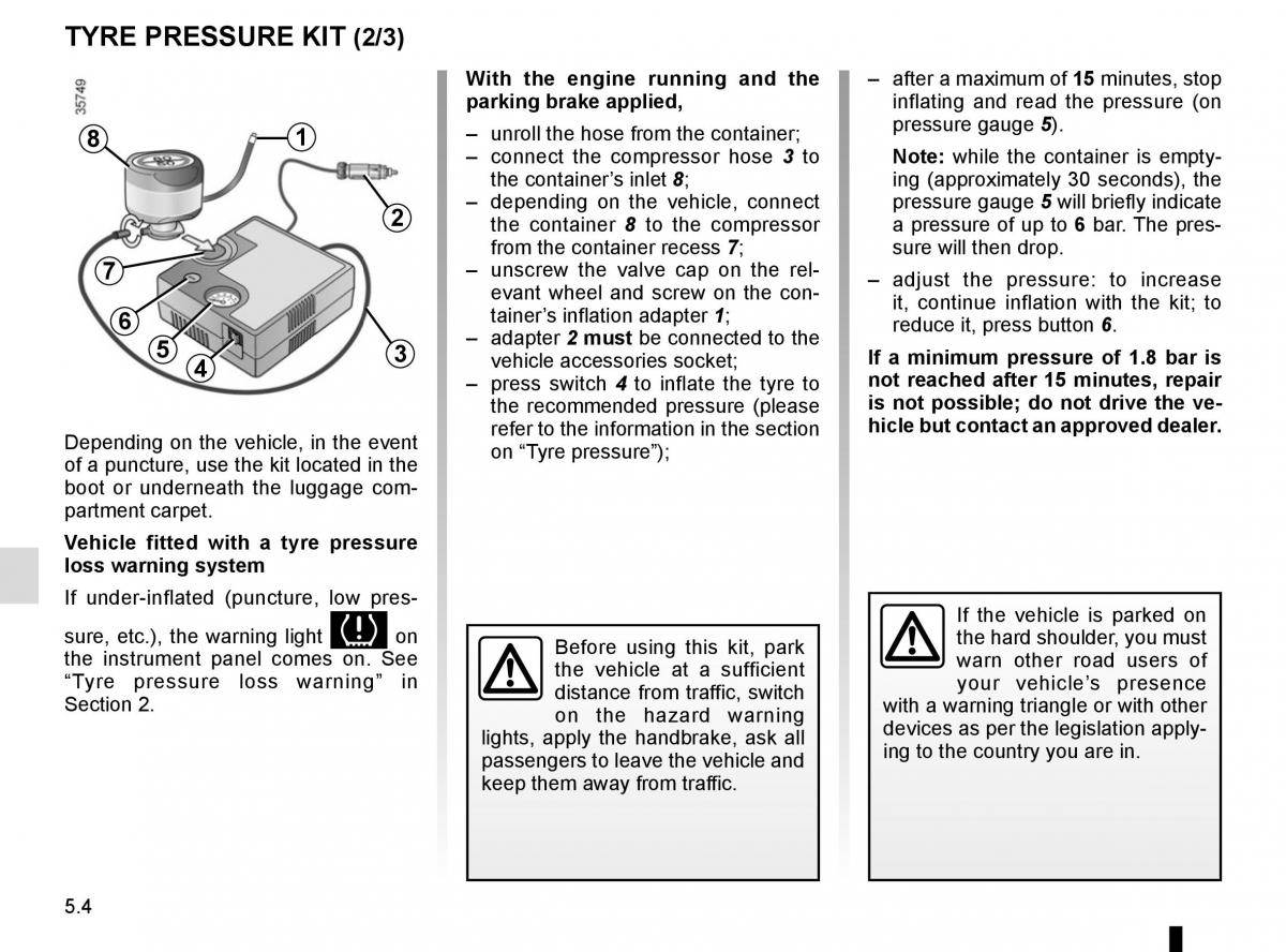 Renault Captur owners manual / page 184