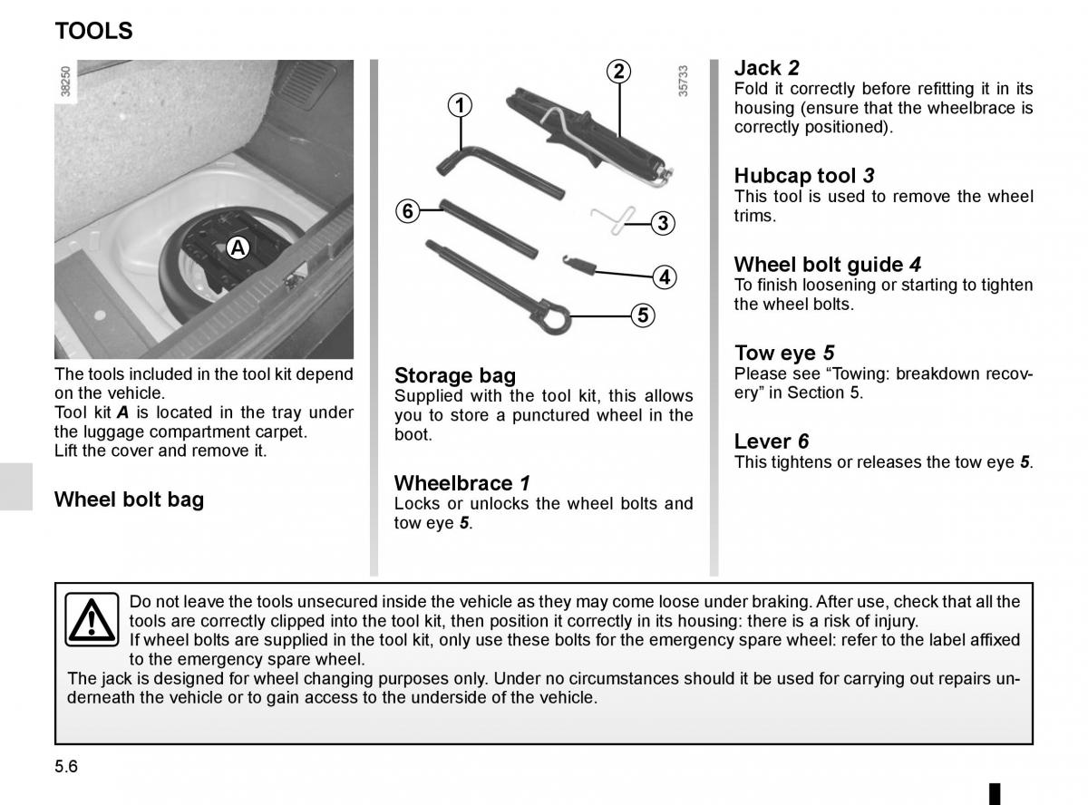 Renault Captur owners manual / page 186