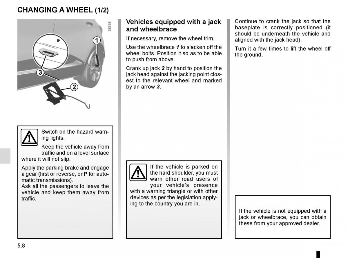 Renault Captur owners manual / page 188