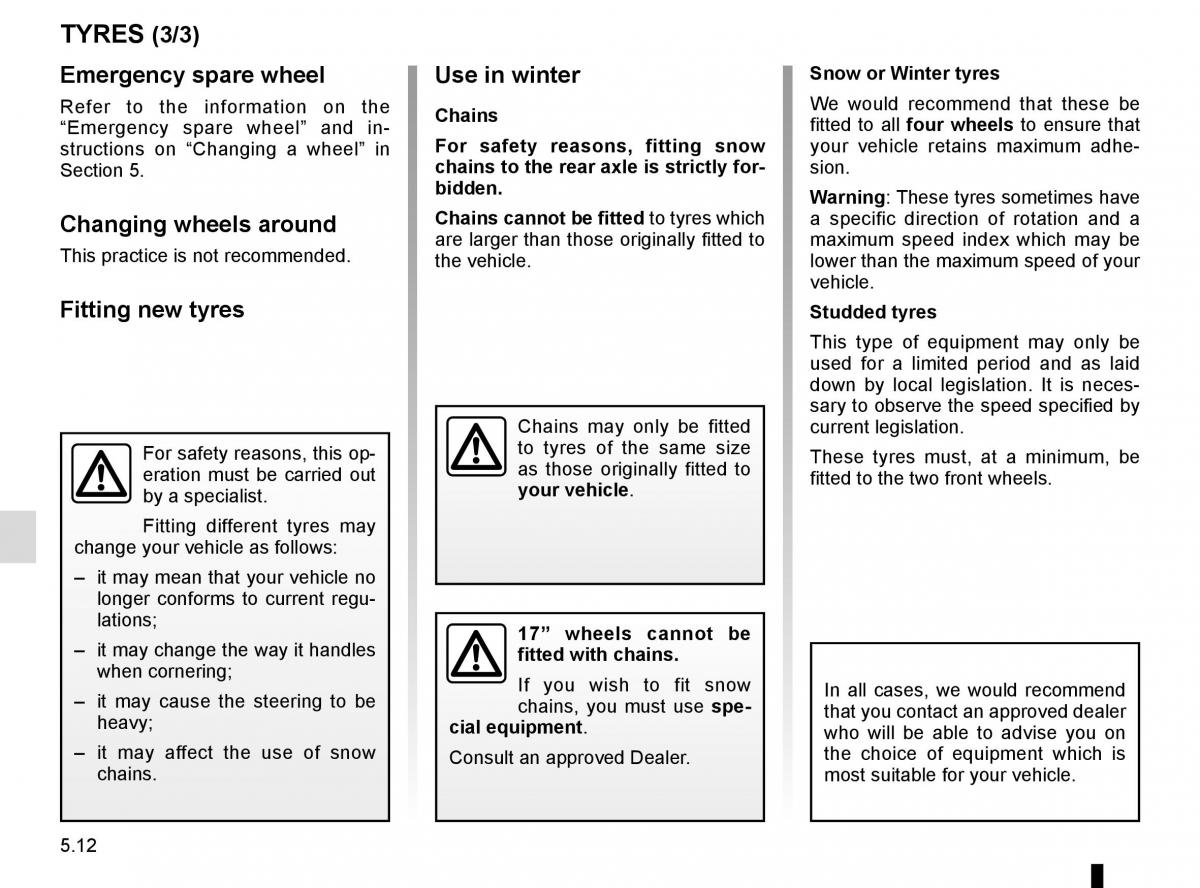 Renault Captur owners manual / page 192