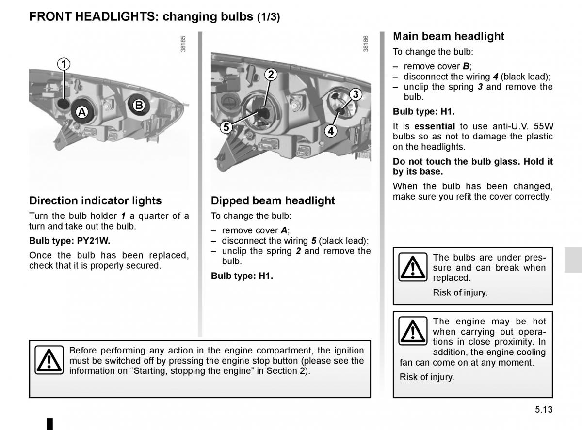 Renault Captur owners manual / page 193