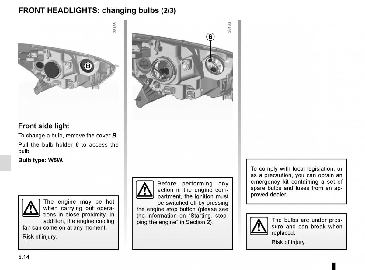 Renault Captur owners manual / page 194