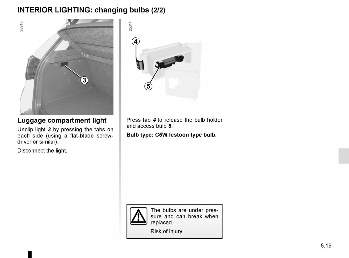 Renault Captur owners manual / page 199