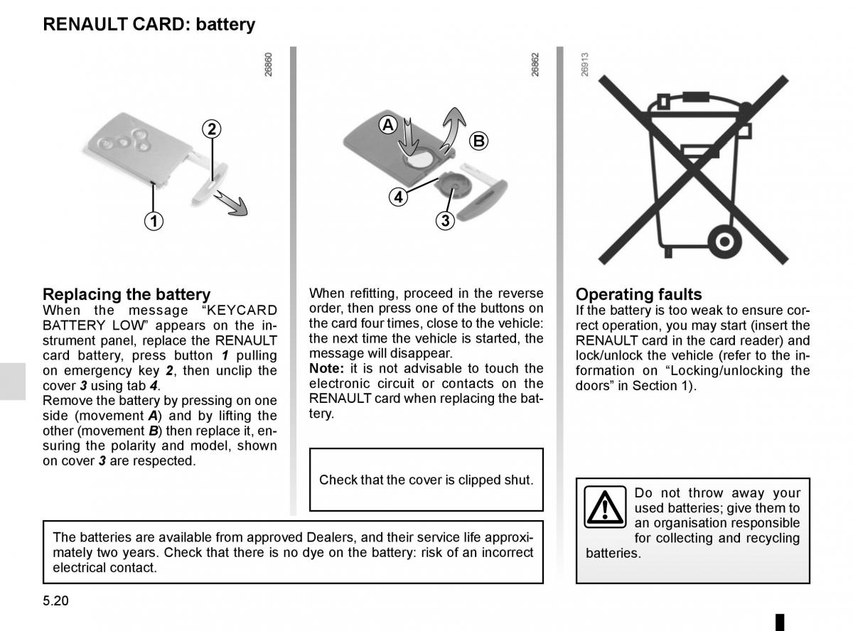 Renault Captur owners manual / page 200