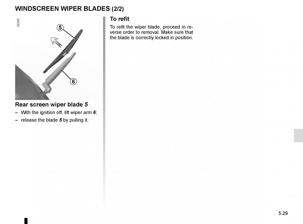 Renault Captur owners manual / page 209