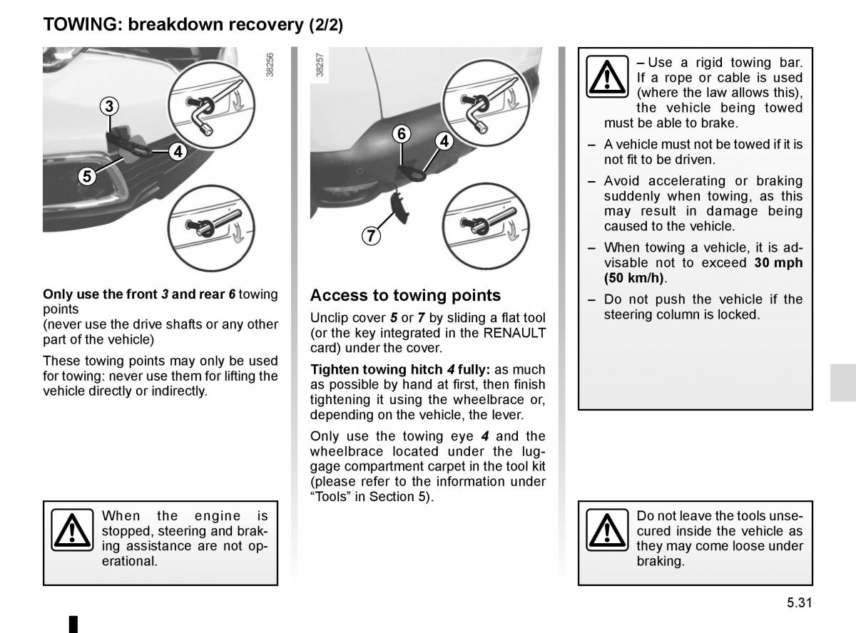 Renault Captur owners manual / page 211