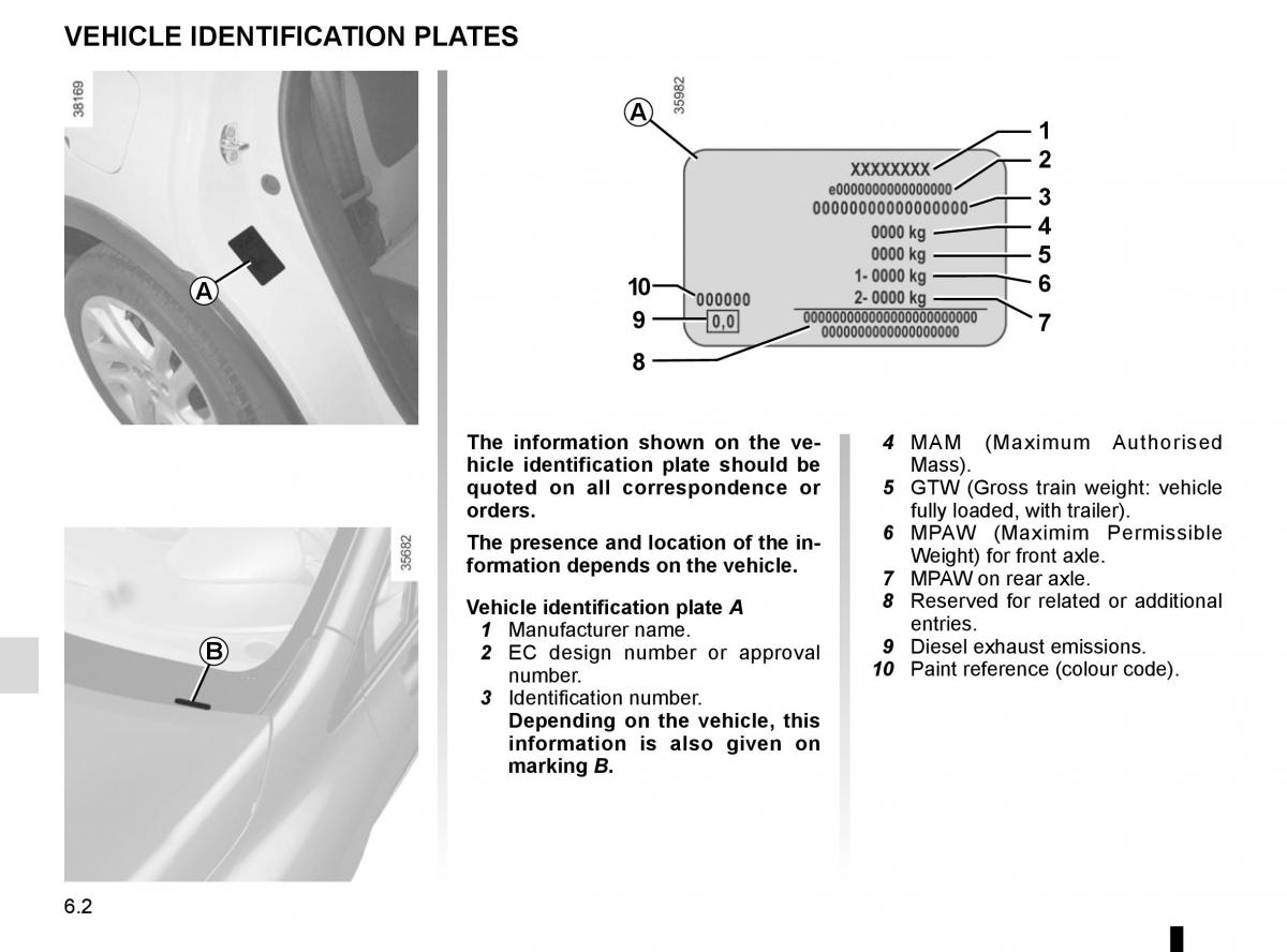 Renault Captur owners manual / page 220