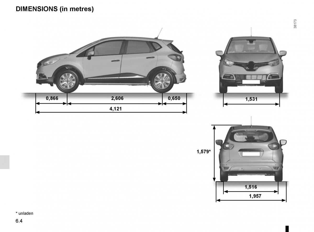 Renault Captur owners manual / page 222