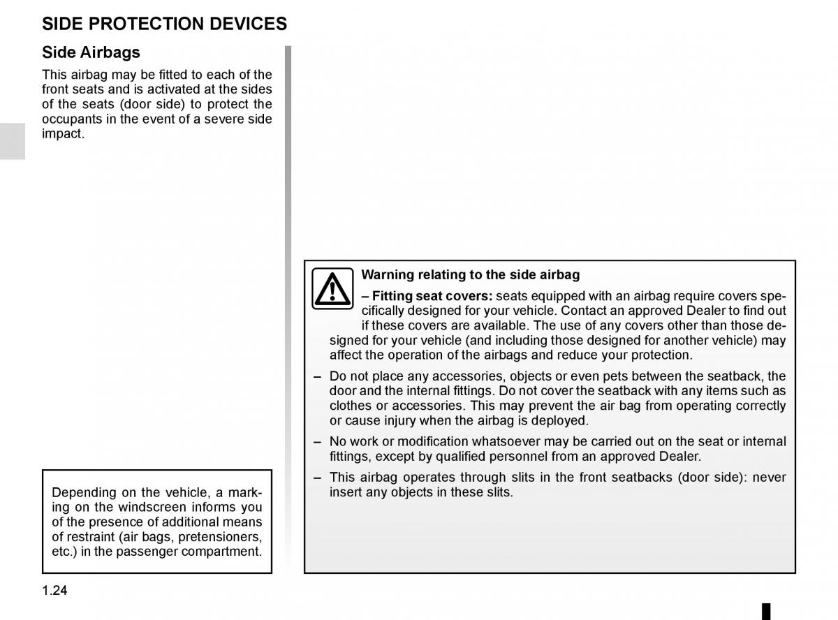 Renault Captur owners manual / page 30