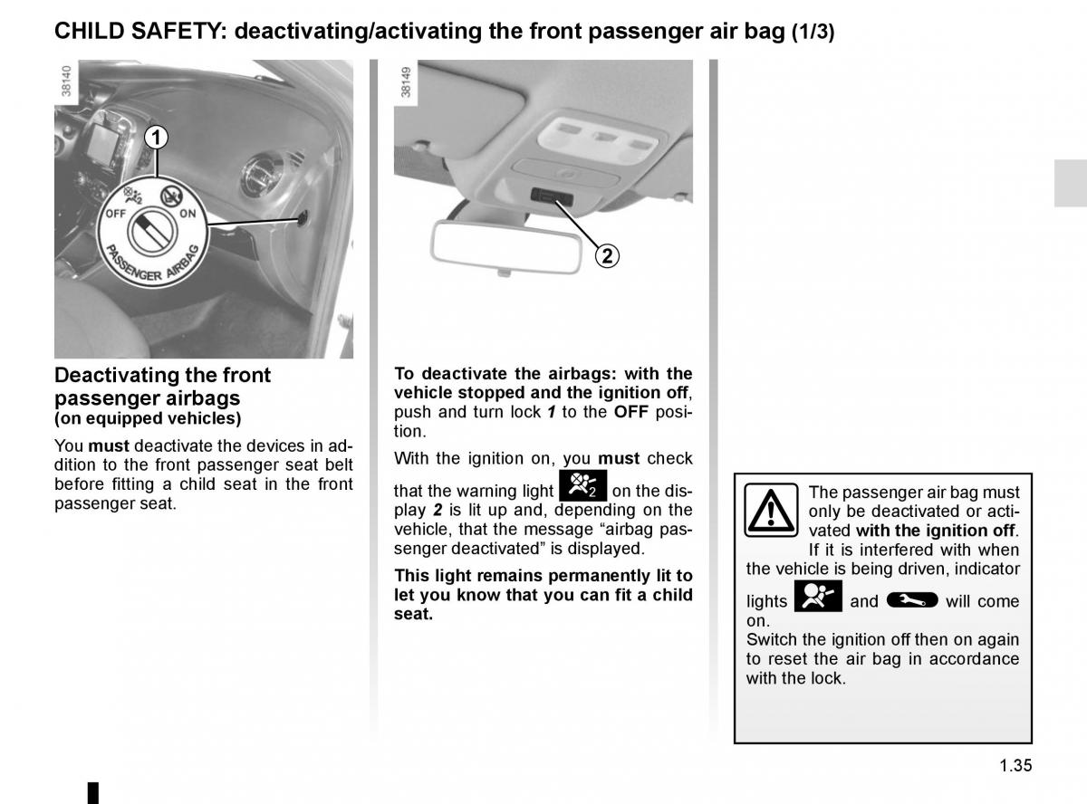 Renault Captur owners manual / page 41