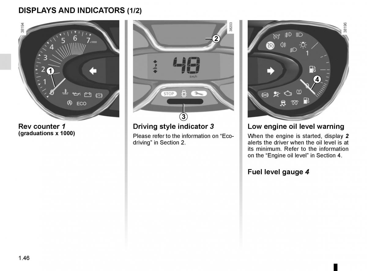 Renault Captur owners manual / page 52