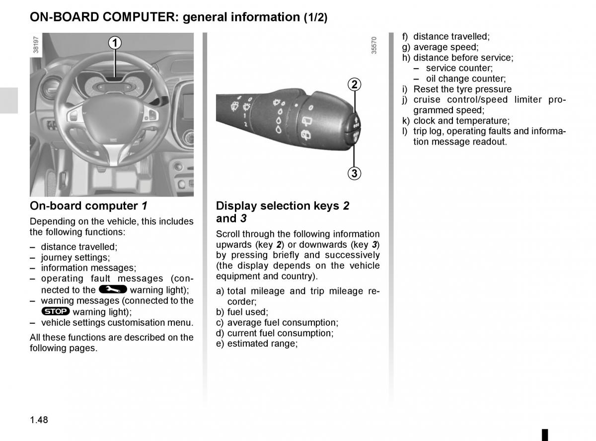 Renault Captur owners manual / page 54