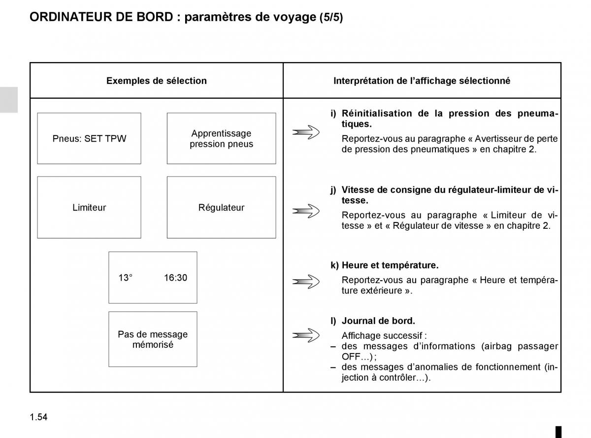 Renault Captur manuel du proprietaire / page 60