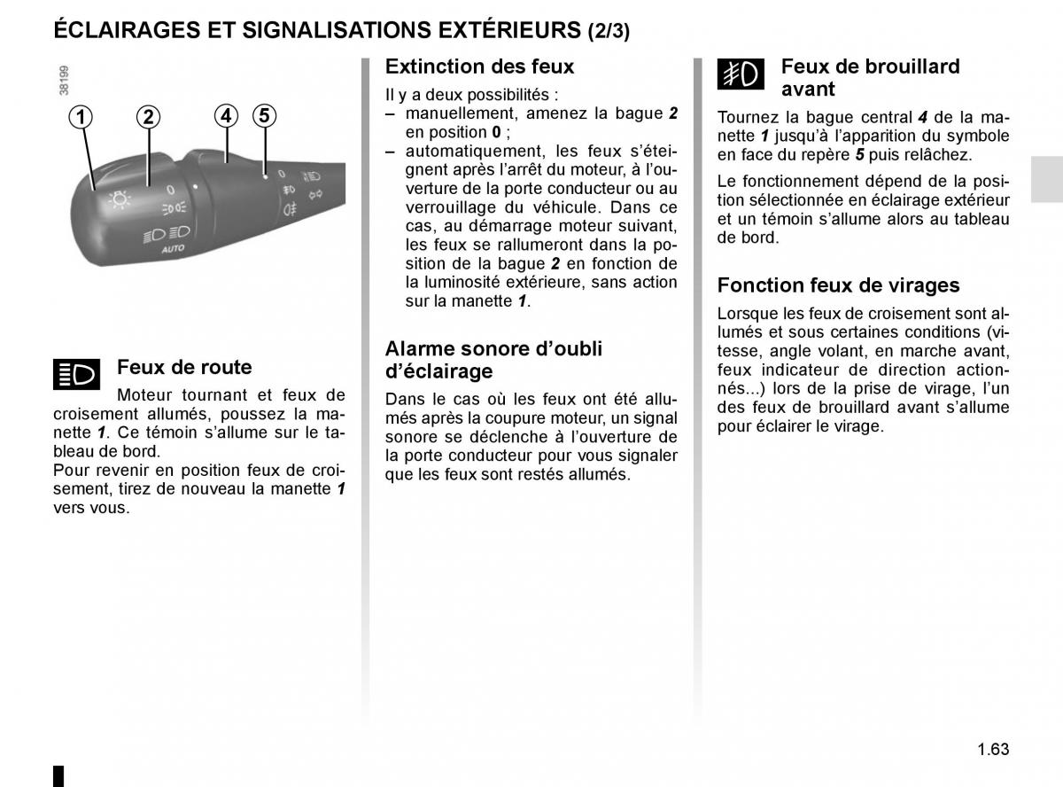 Renault Captur manuel du proprietaire / page 69