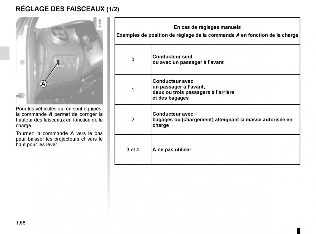 Renault Captur manuel du proprietaire / page 72